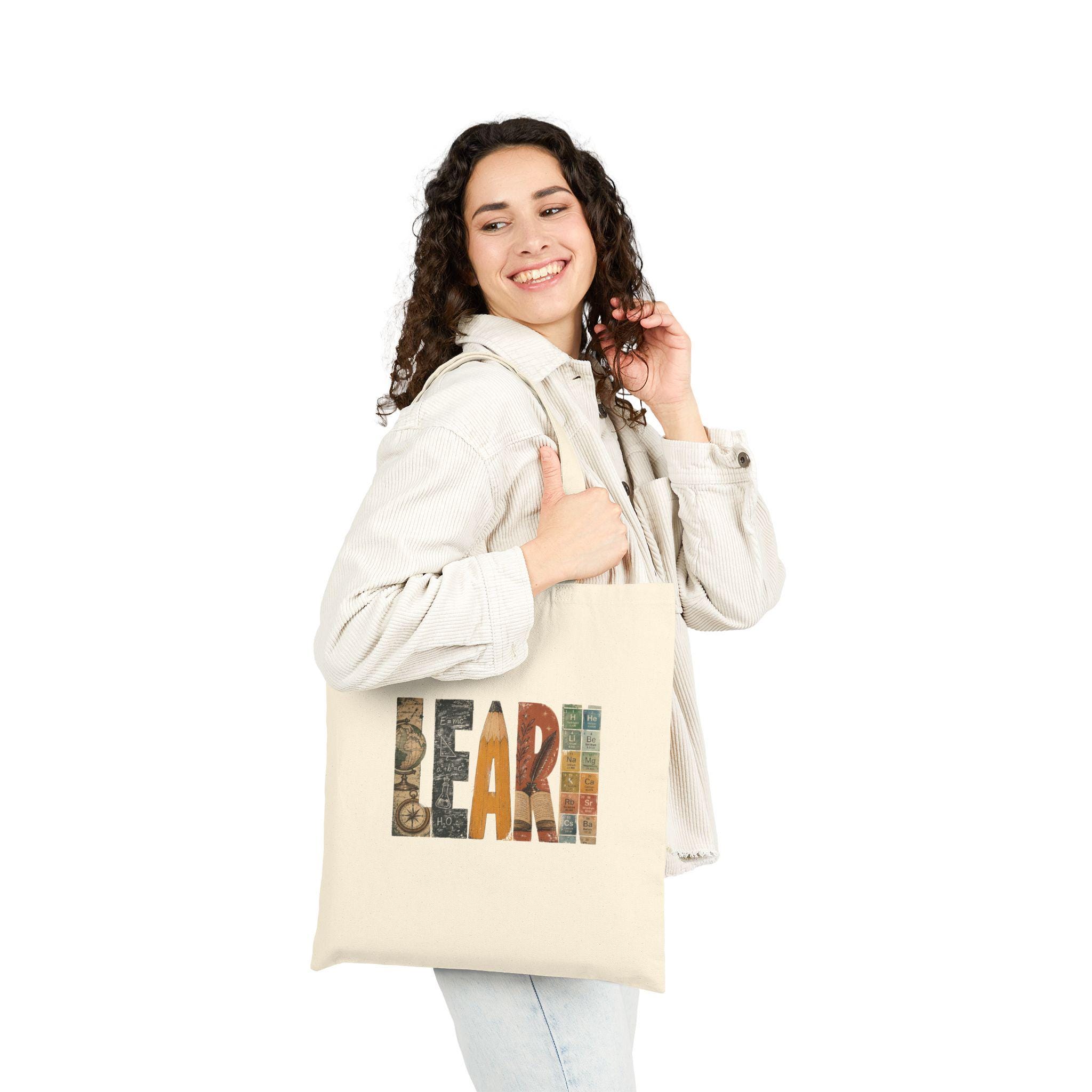 Vintage Book Stack Owl Tote Bag | Reading, Teacher, Scholarly Design