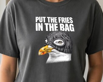 Funny Bird Meme Seagull Shirt, Comfort Colors®  Bird Nerd Tee, Unhinged Wildlife Gift