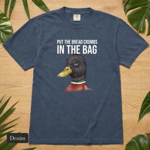 Criminal Mallard Duck Shirt, Comfort Colors® Ski Mask Duck Tshirt, Unhinged Bird Meme Tee, Funny Duck Lover Gift, Bird Nerd Gift