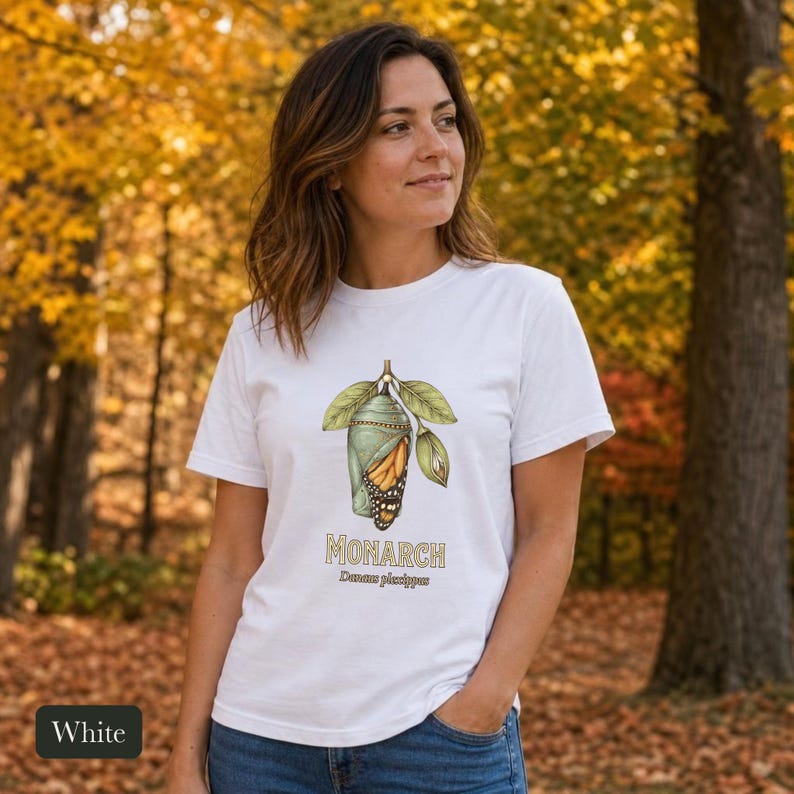 Monarch Butterfly Comfort Colors® Shirt, Cottagecore Vintage Science Illustration