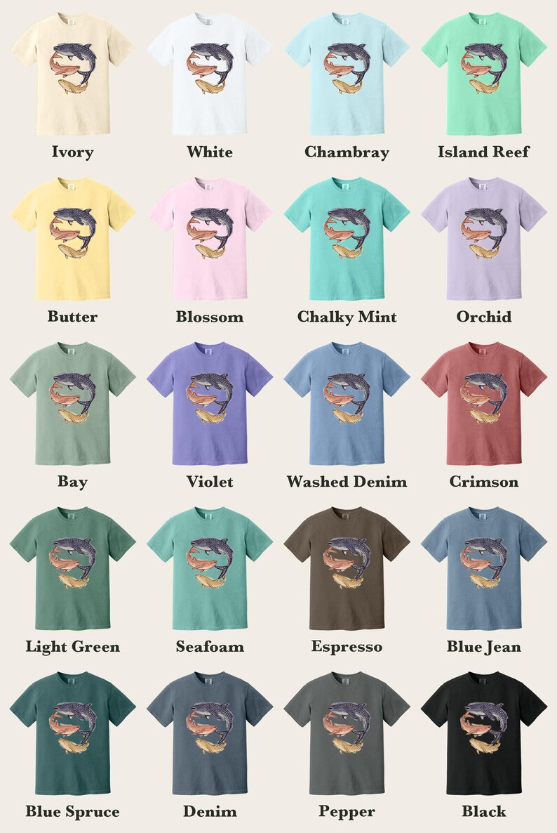Whale Shark Shirt, Watercolor Marine Life Tee, Comfort Colors Aquarium Gift, Ocean Wildlife Sea Animal Shirt