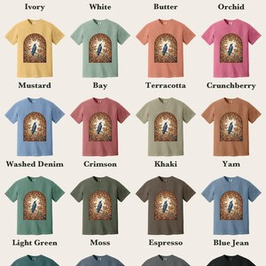 Crow and Oak Comfort Colors® Shirt, Autumn Dawn Vintage Nature Illustration