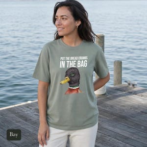 Criminal Mallard Duck Shirt, Comfort Colors® Ski Mask Duck Tshirt, Unhinged Bird Meme Tee, Funny Duck Lover Gift, Bird Nerd Gift