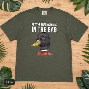 Criminal Mallard Duck Shirt, Comfort Colors® Ski Mask Duck Tshirt, Unhinged Bird Meme Tee, Funny Duck Lover Gift, Bird Nerd Gift