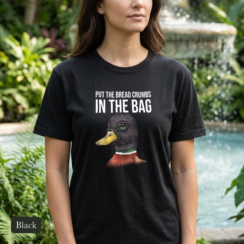 Criminal Mallard Duck Shirt, Comfort Colors® Ski Mask Duck Tshirt, Unhinged Bird Meme Tee, Funny Duck Lover Gift, Bird Nerd Gift