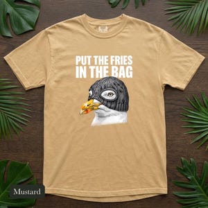 Seagull Shirt, Put The Fries In The Bag, Comfort Colors® Bird Meme Tee, Funny Bird Nerd Gift, Unhinged Wildlife Tshirt