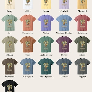 Monarch Butterfly Comfort Colors® Shirt, Cottagecore Vintage Science Illustration