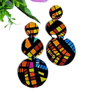 African handmade inspired earrings