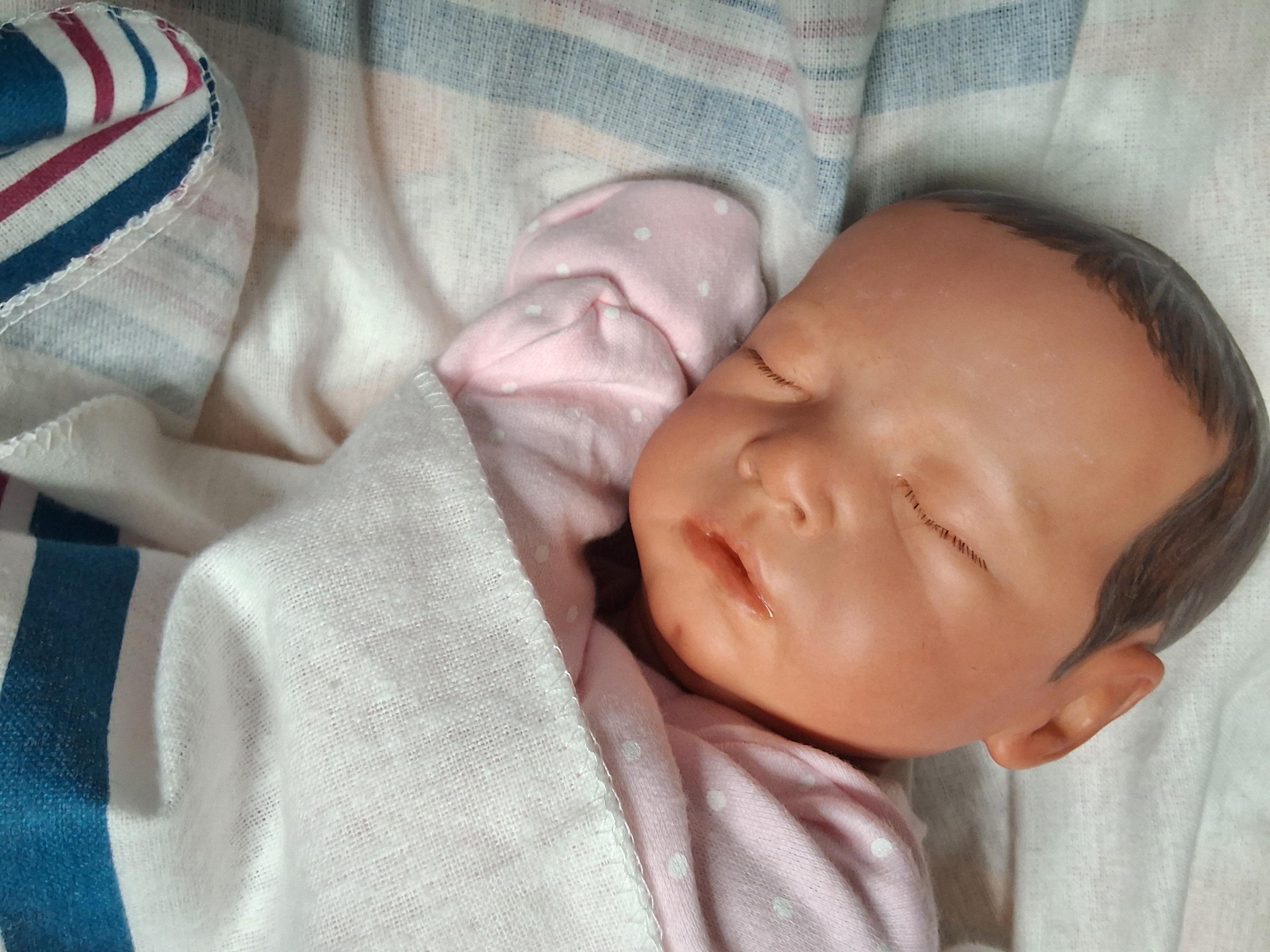 Reborn Manuela Preemie Baby Girl Doll, Rafaela Spiandorelli Kit