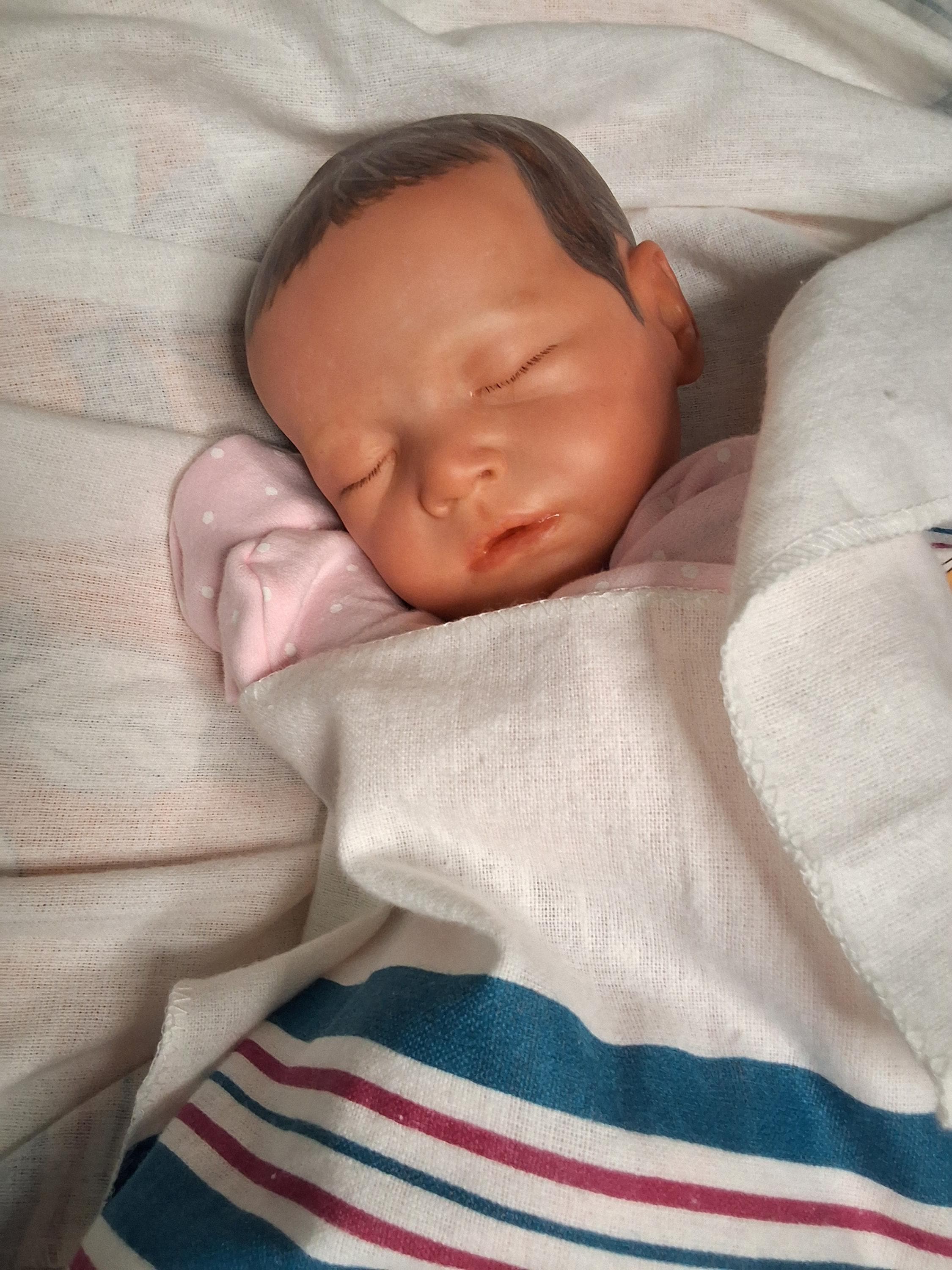 Reborn Manuela Preemie Baby Girl Doll, Rafaela Spiandorelli Kit