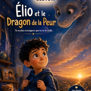 Elio and the Dragon of Fear | Educational Children's Ebook | French PDF Emotions Book for Ages 6-12 | Glovori Flight 1