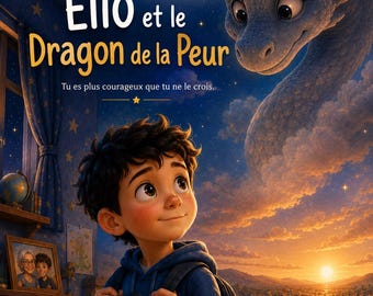 Elio e il Drago della Paura | Ebook educativo per bambini | PDF in francese Libro sulle emozioni per bambini dai 6 ai 12 anni | Glovori Flight 1