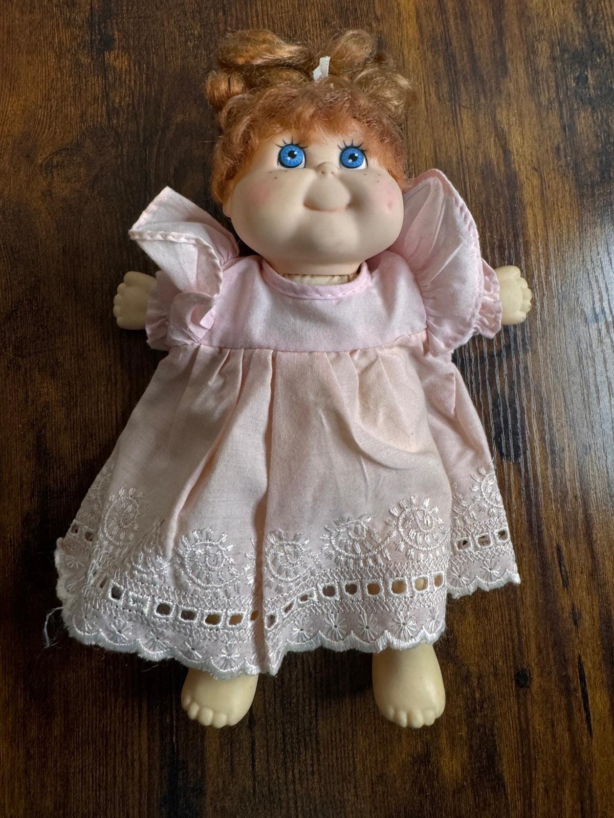 Vintage Rubber Face Doll Blue - Etsy