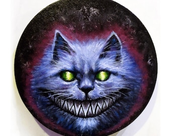 Yule Cat, Christmas, Folklore, Iceland, Giant Cat, Original Oil Painting