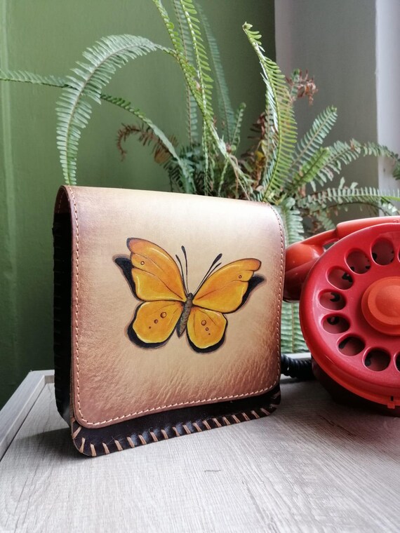 Butterfly Bliss Small Leather Shoulder And Crossbody Bag
