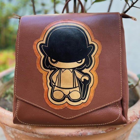 Clockwork Charm - Art Leather Backpack