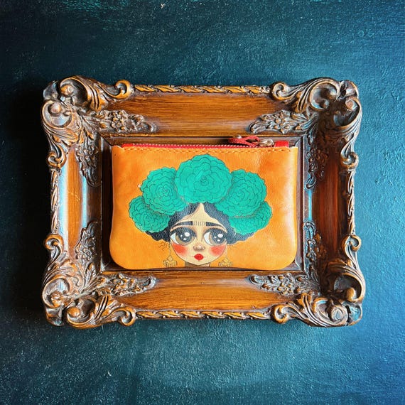 little Frida orange wallet