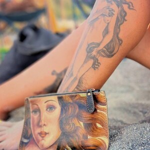 Handcrafted Wallet İnspired By Botticelli