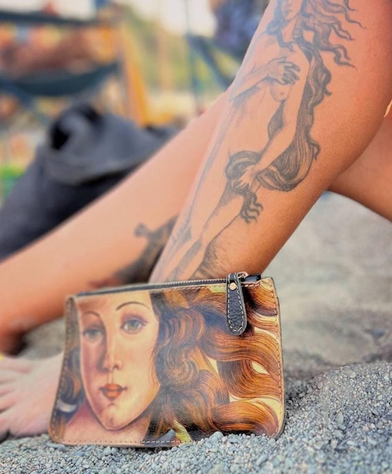 Handcrafted Wallet İnspired By Botticelli