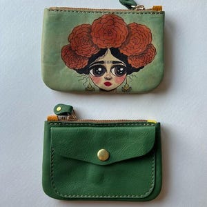 Little Frida Green Wallet
