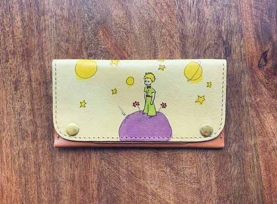 The Little Prince - İllustrated Leather Wallet With Cover