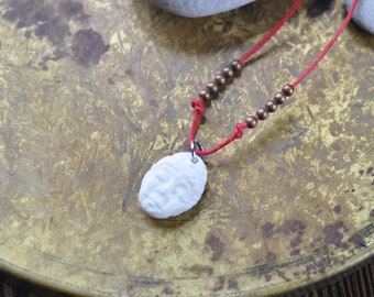 little friend - stony necklace - talisman - Buddha