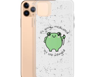 Étui transparent pour iPhone® Médicamenté... mais toujours sans charnière