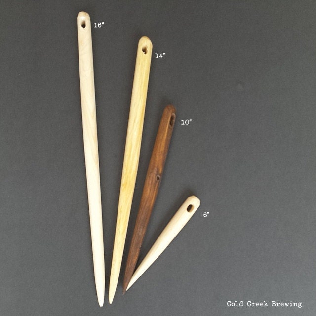 Giant Wooden Needle Wooden Needle Six Inch Needle Etsy
