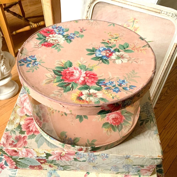 Vintage Hat Box Etsy