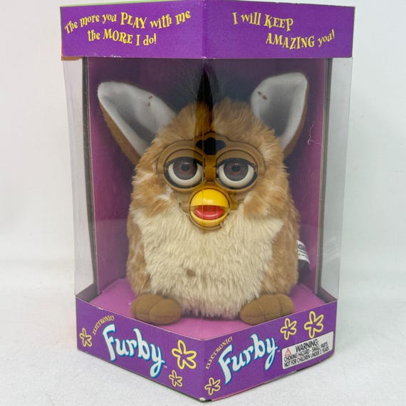 Furby Model 70-800 Giraffe Toy Collectible Brown Eyes Factory