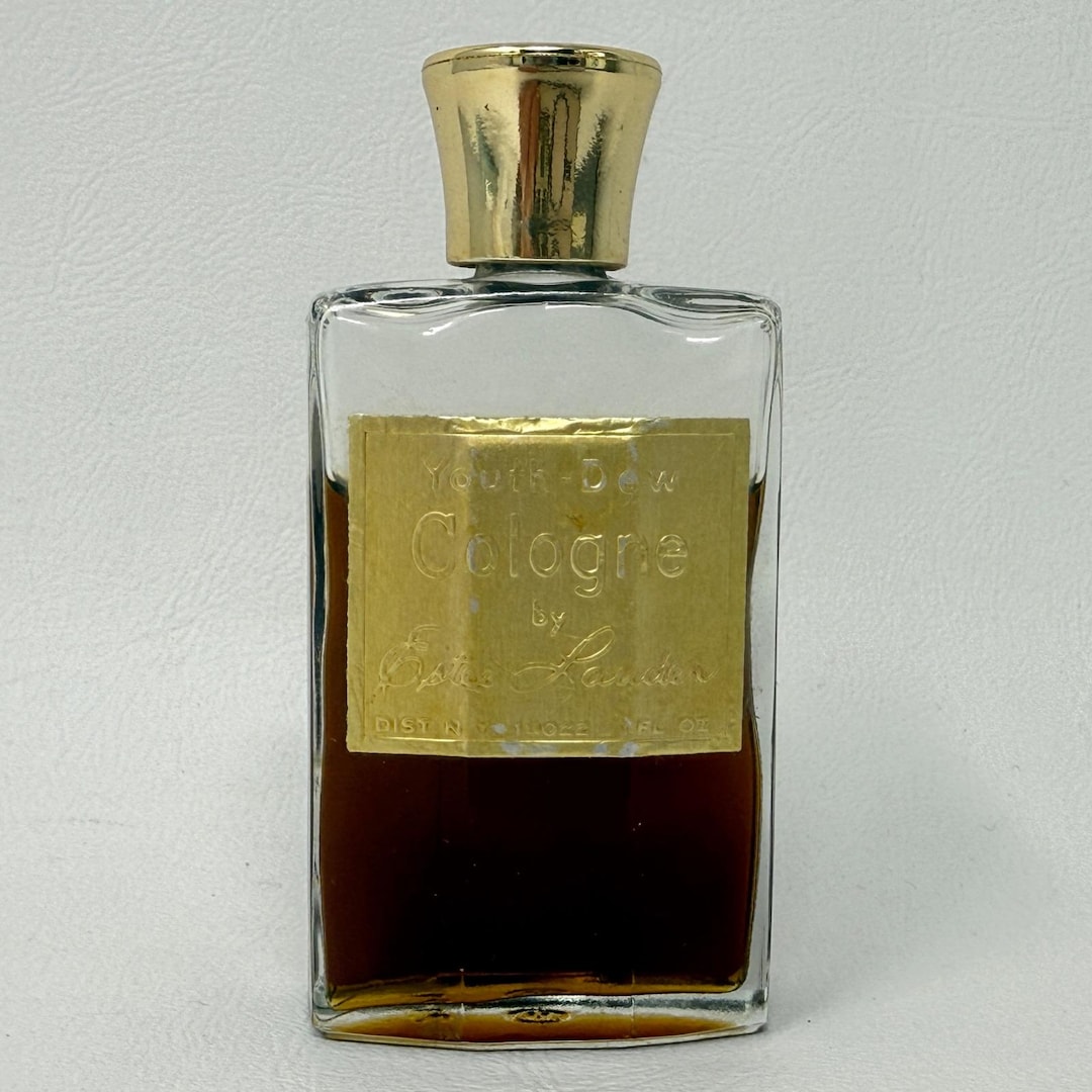 Colonge Withn R Label Estee Lauder Youth Dew Cologne Splash 1 Fl Oz Vintage 60s Foil Label 75 ...