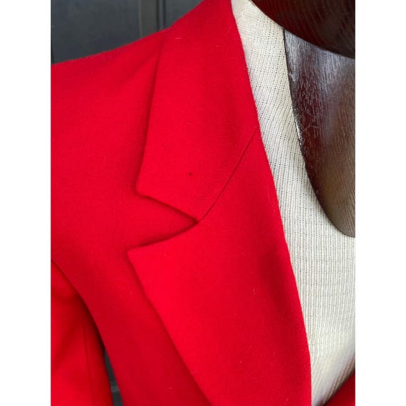 Pendleton Womens  Classic Solid Red Blazer Jacket… - image 3