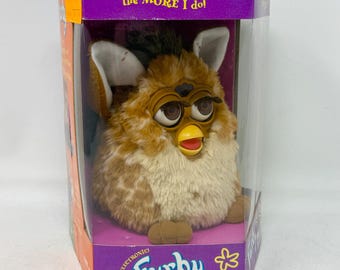 Furby Model 70-800 Giraffe Toy Collectible Brown Eyes Factory