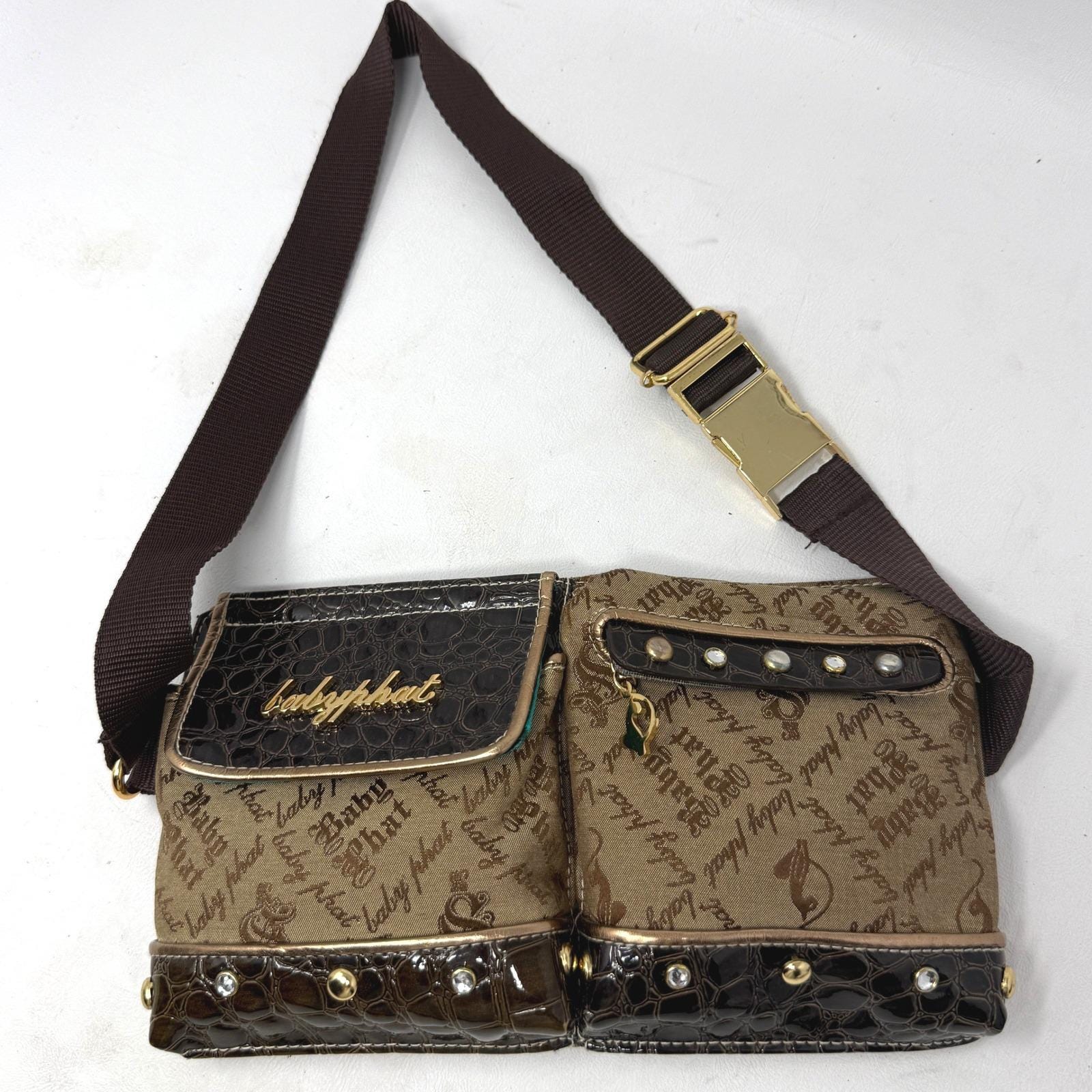 小物 00s Michel  studs waist bag Y2K Y2k Fanny Pack - Etsy