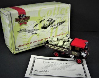 1917 Yorkshire Steam Wagon Rock Truck by Matchbox Collectibles in 1/72 Scale / Box & COA