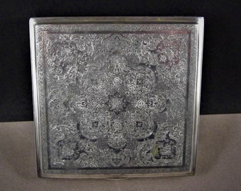 Antique Persian Silver Style 84 Box /  Wedding, Jewelry , Desk, OVER 500 Grams