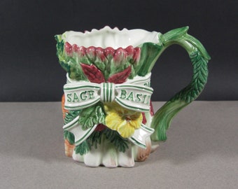 Fitz & Floyd Herb Garden Mug / 1996