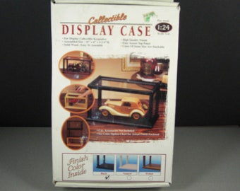 DIY 1:24th Scale Display Case, Plexiglass and Wood, Still in Original Box,  NICE