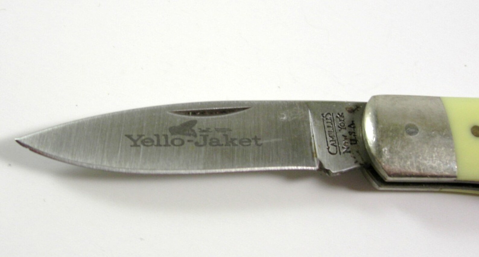 Camillus Yellow Jacket Pocket Knife 715 // New York USA Etsy