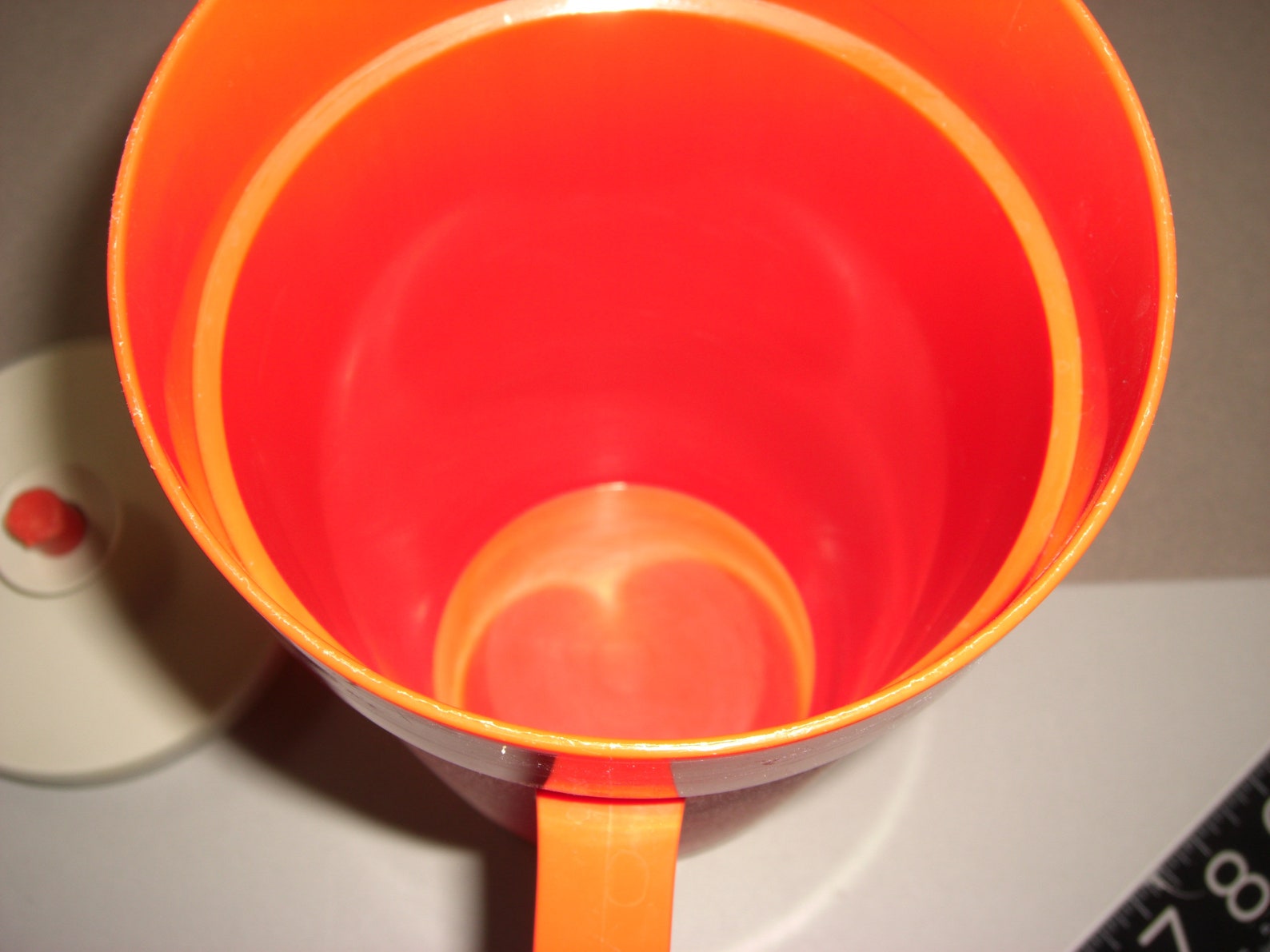 Orange Tupperware Push Button Seal Lid 1/2 Gallon Pitcher / Etsy