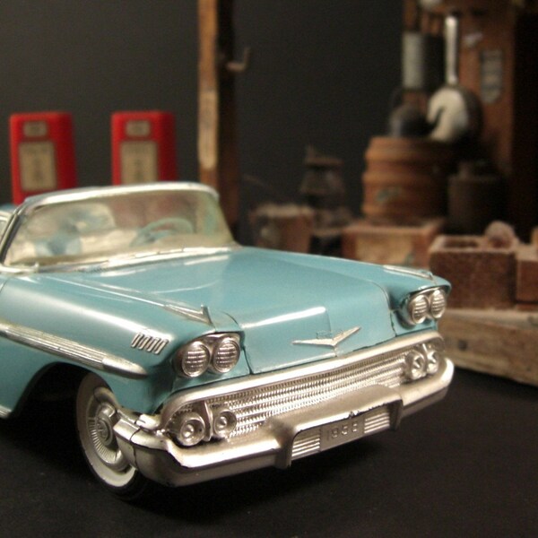 1958 Chevy Impala Dealer Promotional Model Car // American Automotive Advertising Swag // from Successionary