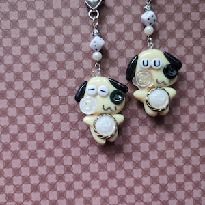 Snoopy Keychain | Handmade Polymer Clay Figurine image 5
