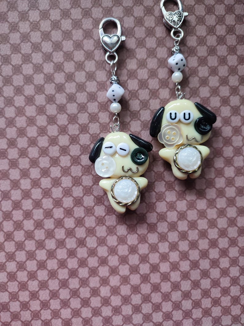 Snoopy Keychain | Handmade Polymer Clay Figurine image 5