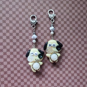 Snoopy Keychain | Handmade Polymer Clay Figurine image 1
