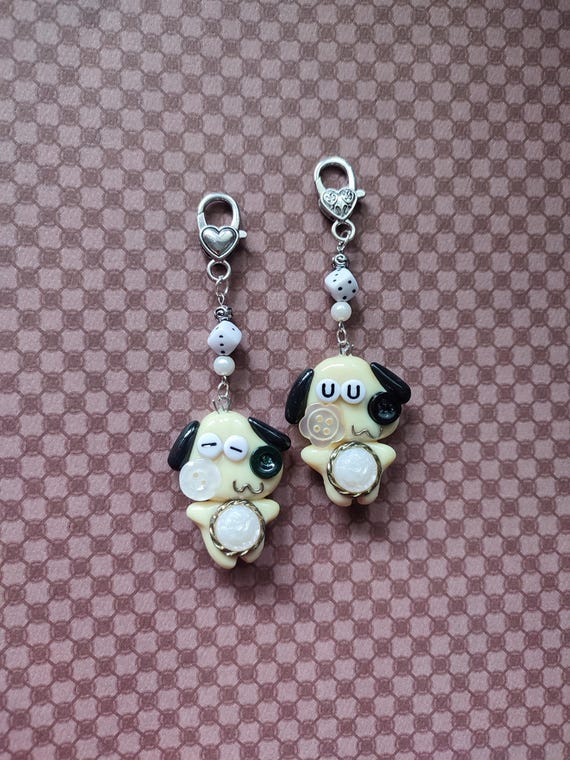 Snoopy Keychain | Handmade Polymer Clay Figurine