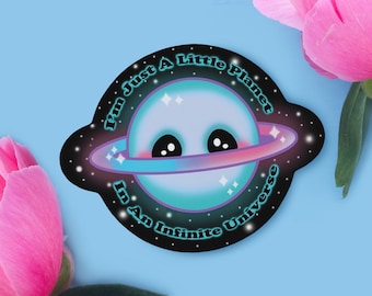 Kawaii Littlest Planet Sticker - Outer Space Kawaii Sticker