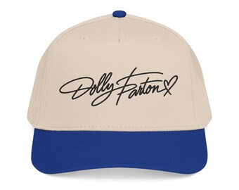 Dolly Signature Embroidered Mid Profile Baseball Cap