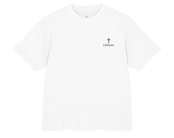 Chosen Cross Tee | Christian cross, crown of thorns back graphic