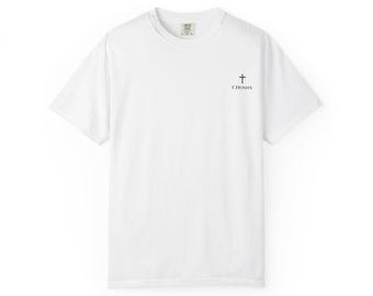 Chosen Cross T-shirt | Angel Warrior Back Graphic, Religious Christian Design