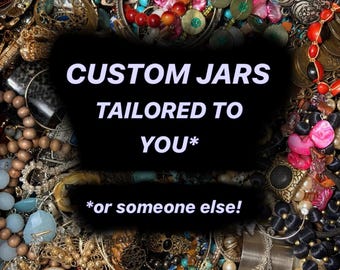 CUSTOM customized Mystery Jewelry Grab Bag 1-5 lbs Bulk Lot (Vintage to Modern Mix)